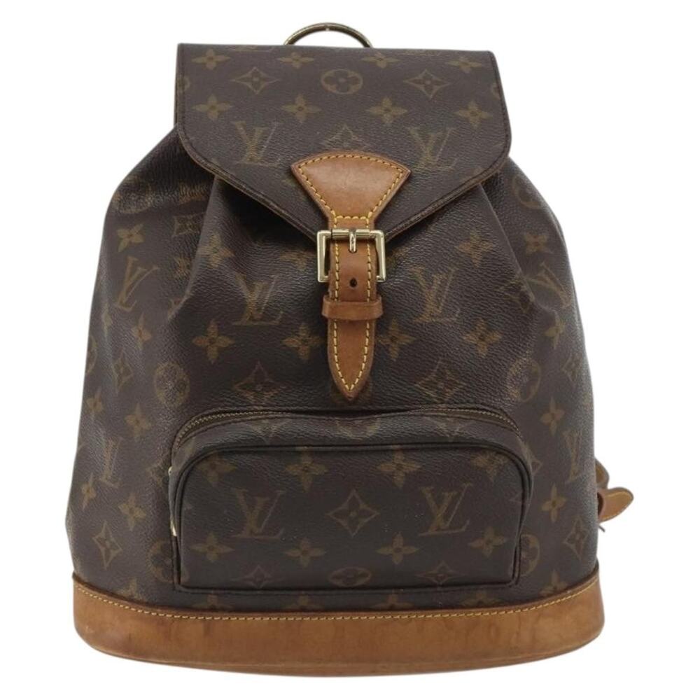 Louis Vuitton Monogram Montsouris MM Backpack Brown